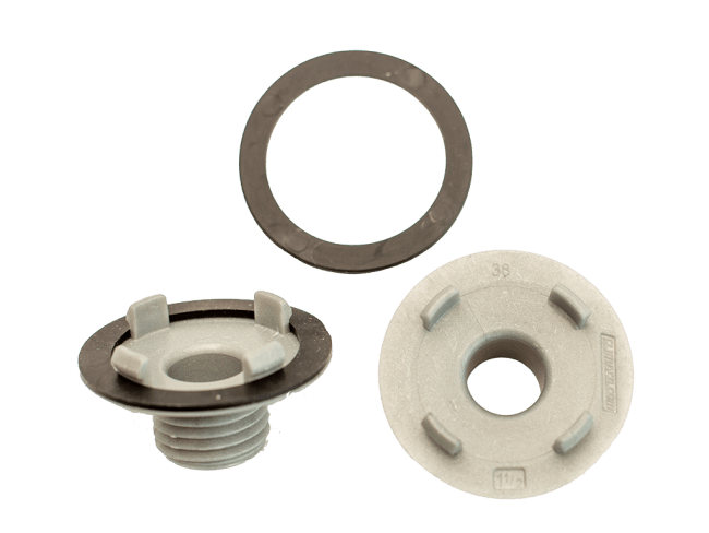 Adapter för utedel, utlopp Ø38mm