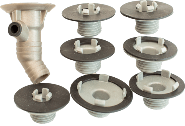 Adapter överdel Ø16/18/20/25/32/38 & 42mm
