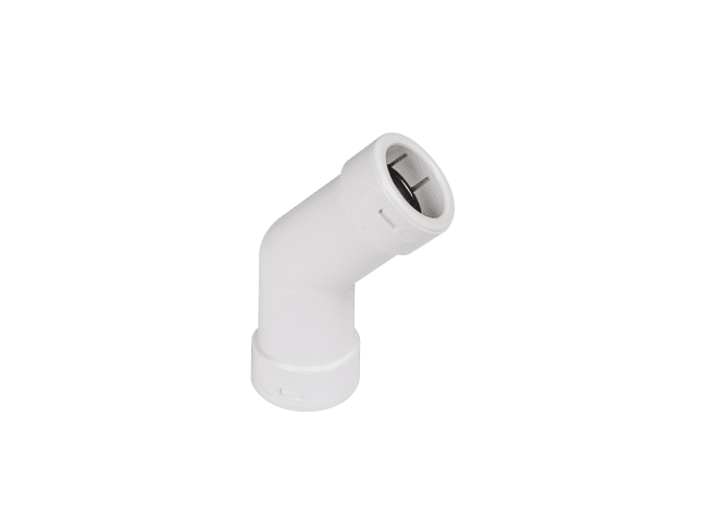 Vinklad 20mm PVC skarv