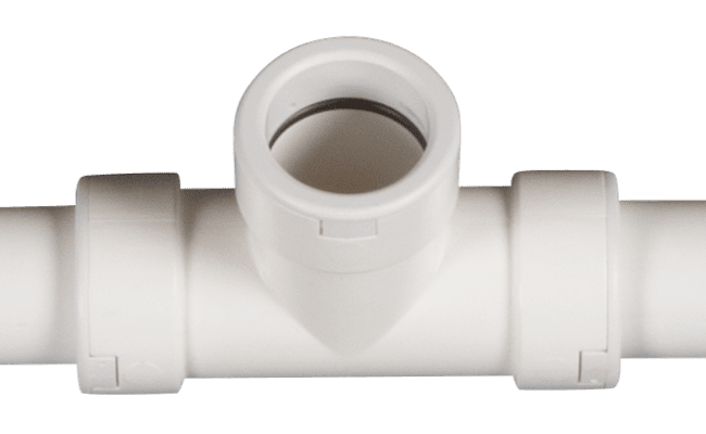 Grenrör 20 - 20 mm PVC T skarv